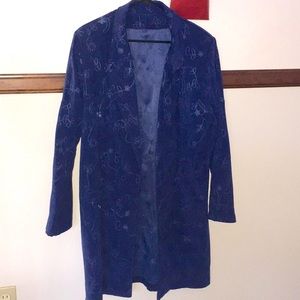 Beautiful Custom knee length unlined jacket